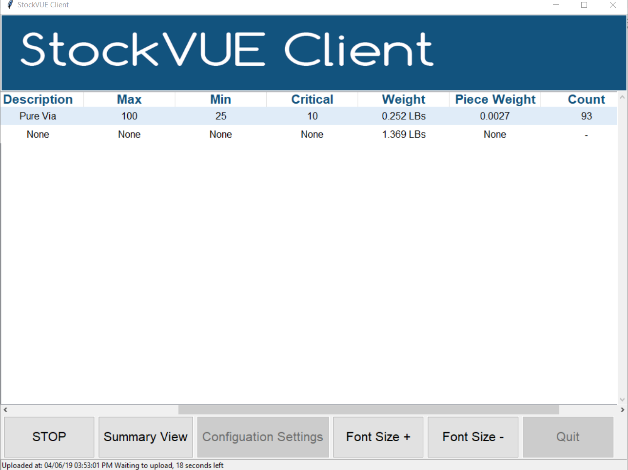 StockVUE Client